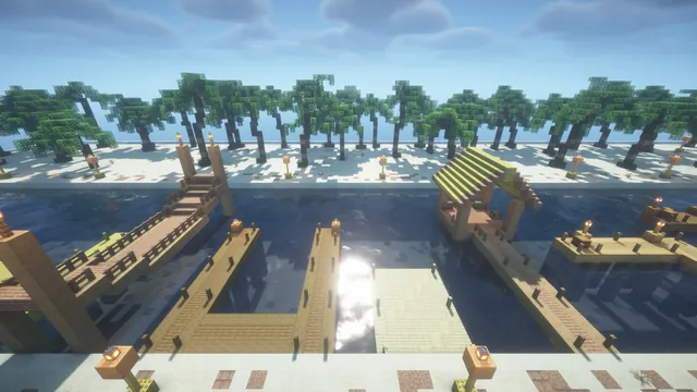 166 Tropical Props Pack, docks and piers