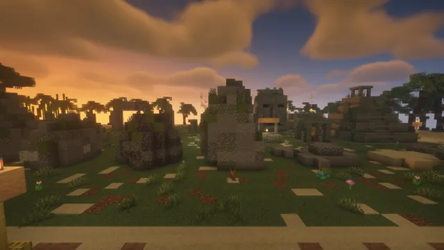 166 Tropical Props Pack, jungle ruins