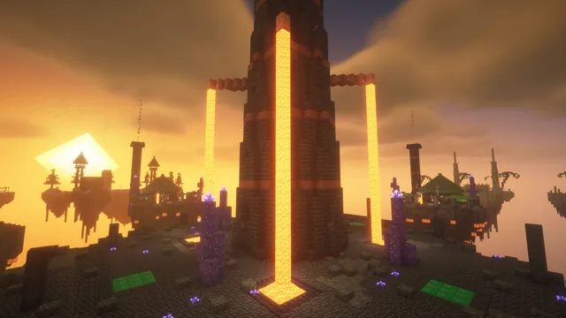 4 Bedwars Maps, forge lava falls