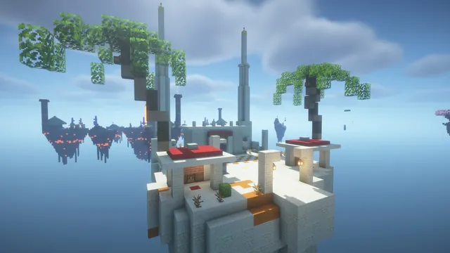 4 Bedwars Maps, desert base