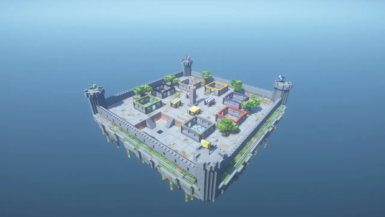 BoxPvP Map Castle Bailey, aerial castle bailey