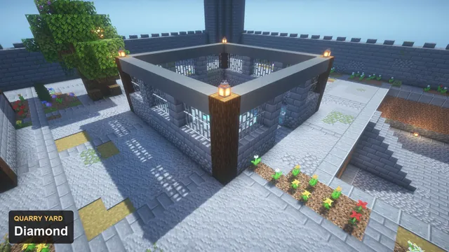 BoxPvP Map Castle Bailey, diamond yard