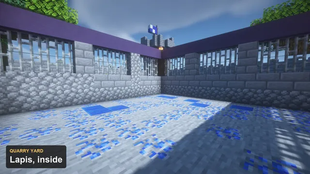 BoxPvP Map Castle Bailey, lapis yard inside