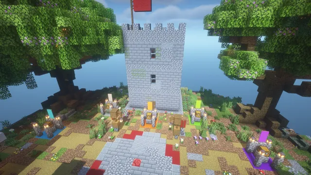 Five Realms Crate Areas, medieval crate plaza