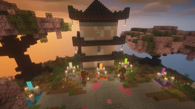 Five Realms Crate Areas, japanese crate garden