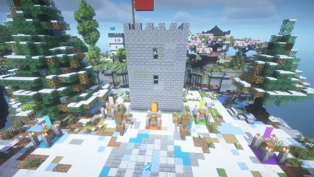 Five Realms Crate Areas, winter crate lodge
