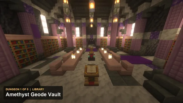 5 Arcane Fantasy Dungeons, dungeon 1 geode library