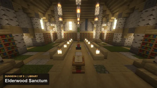 5 Arcane Fantasy Dungeons, dungeon 2 elven library