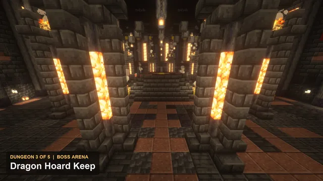 5 Arcane Fantasy Dungeons, dungeon 3 dragon boss arena