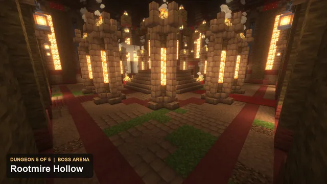 5 Arcane Fantasy Dungeons, dungeon 5 fungal boss arena