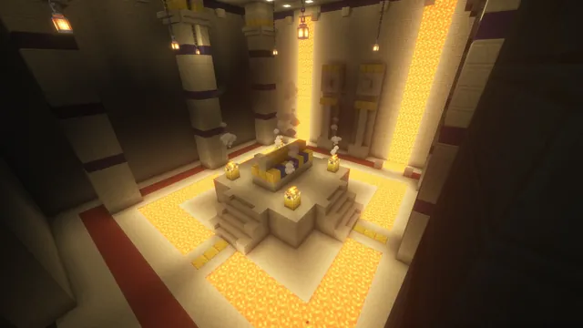 5 Desert Tomb Dungeons, boss arena lava moat