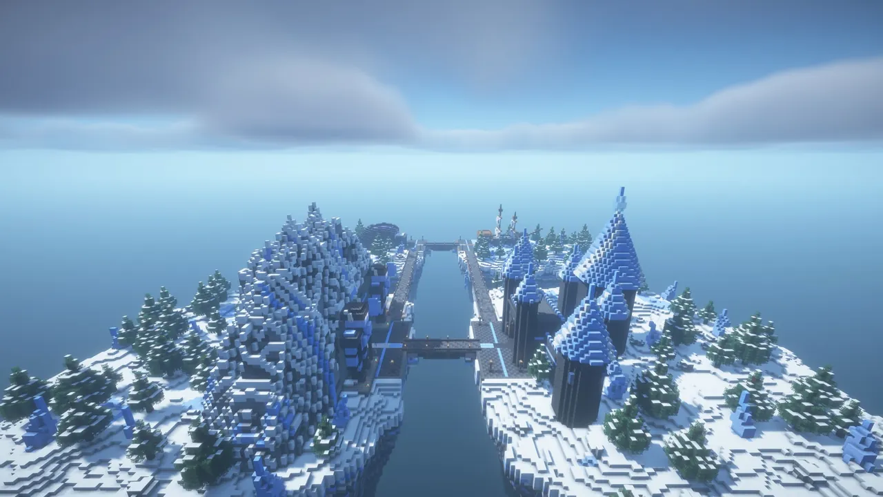 5 Frost Giant Dungeons, aerial overview
