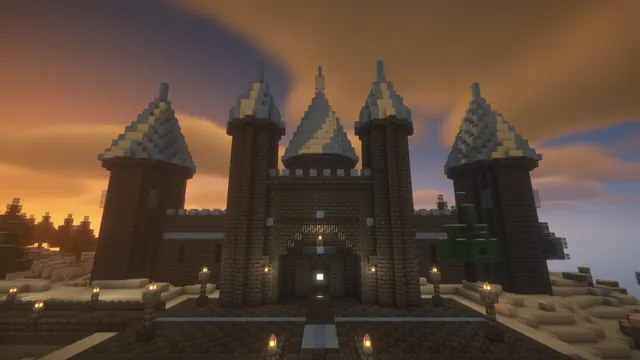 5 Frost Giant Dungeons, ice spire fortress dusk