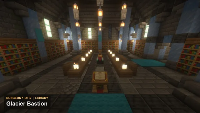 5 Frozen Keep Dungeons, dungeon 1 bastion library