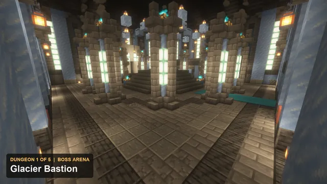 5 Frozen Keep Dungeons, dungeon 1 bastion boss arena