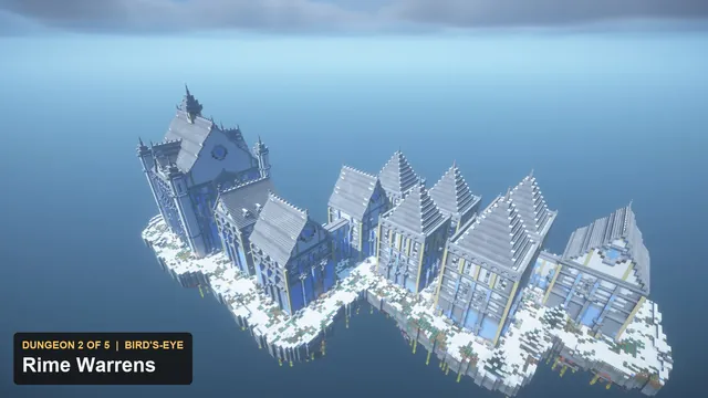 5 Frozen Keep Dungeons, dungeon 2 rime aerial