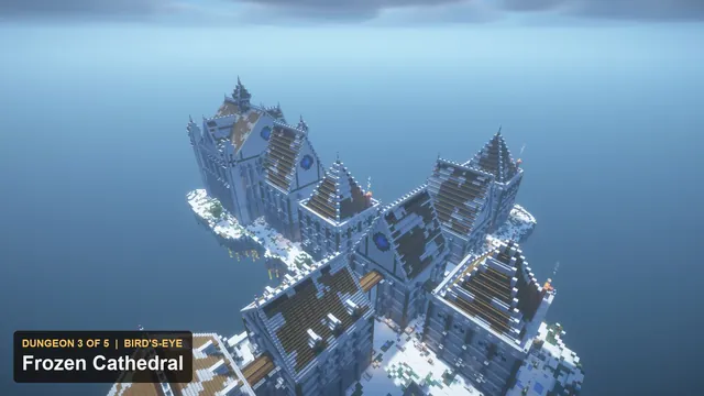 5 Frozen Keep Dungeons, dungeon 3 cathedral aerial
