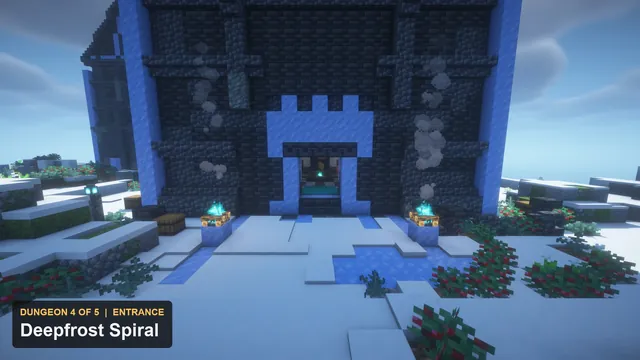 5 Frozen Keep Dungeons, dungeon 4 spiral entrance