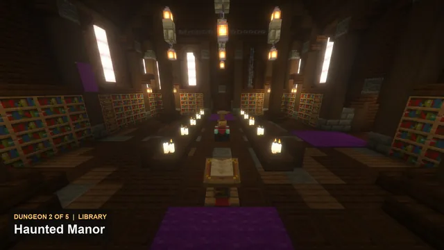 5 Haunted Dungeons, dungeon 2 manor library
