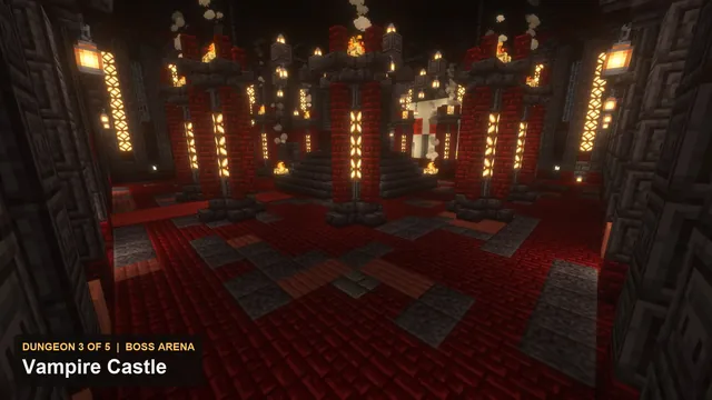 5 Haunted Dungeons, dungeon 3 vampire boss arena
