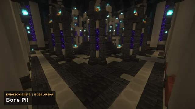 5 Haunted Dungeons, dungeon 5 bonepit boss arena