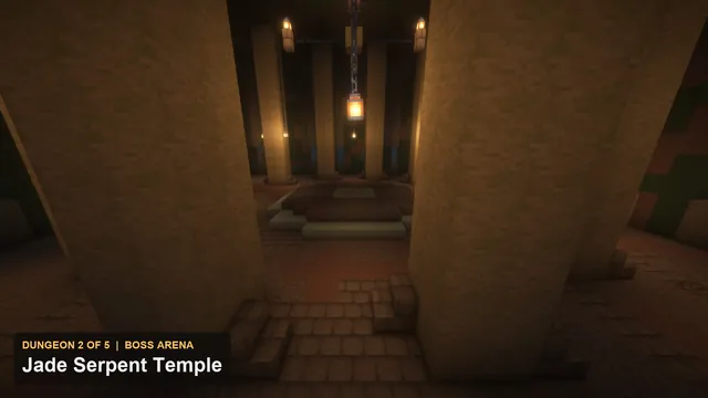5 Jungle Temple Dungeons, dungeon 2 jade boss arena