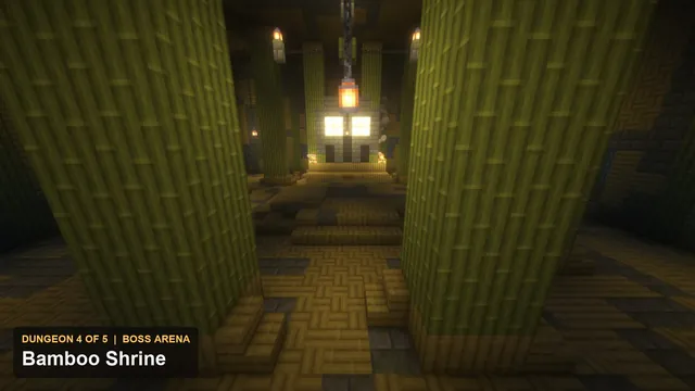5 Jungle Temple Dungeons, dungeon 4 bamboo boss arena