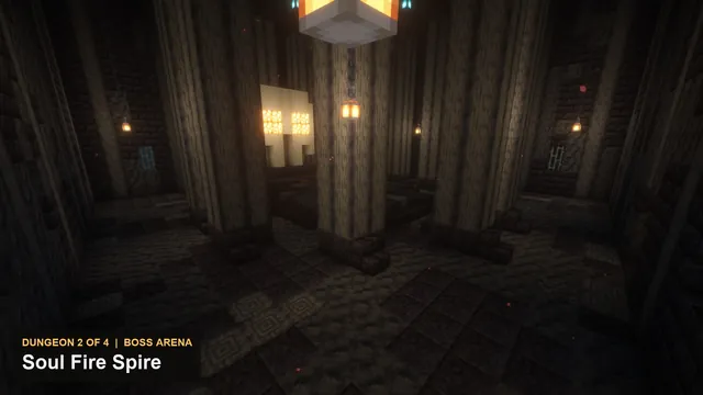 4 Nether Fortress Dungeons, dungeon 2 spire boss arena