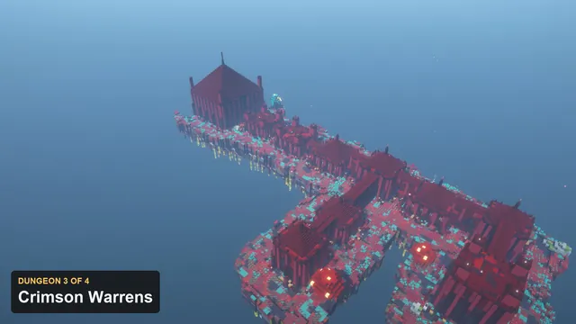 4 Nether Fortress Dungeons, dungeon 3 warrens aerial