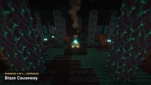 4 Nether Fortress Dungeons, dungeon 4 causeway entrance