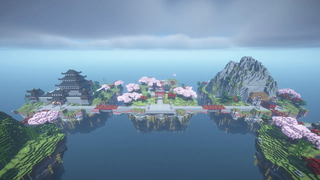 5 Oni Shrine Dungeons, aerial overview