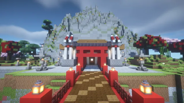 5 Oni Shrine Dungeons, fox shrine torii