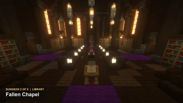 5 Ruined Keep Dungeons, dungeon 2 chapel library