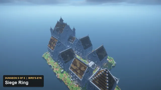 5 Ruined Keep Dungeons, dungeon 5 siege aerial