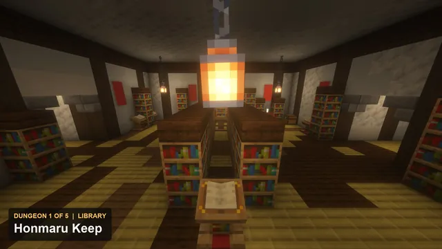 5 Shogun Fortress Dungeons, dungeon 1 honmaru library