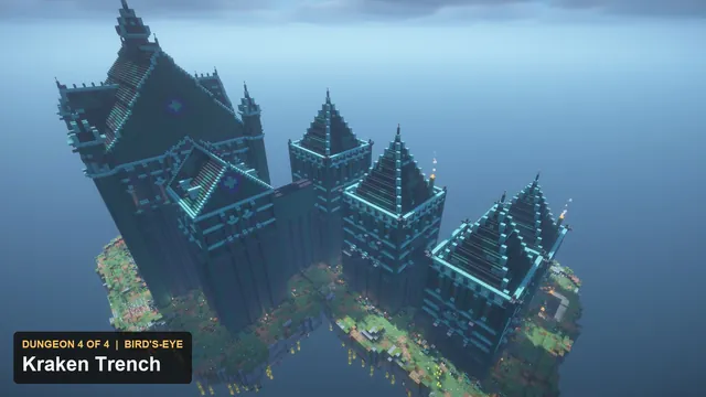 4 Sea Ruin Island Dungeons, dungeon 4 trench aerial