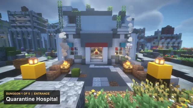 5 Zombie City Dungeons, dungeon 1 hospital entrance