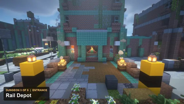 5 Zombie City Dungeons, dungeon 3 depot entrance