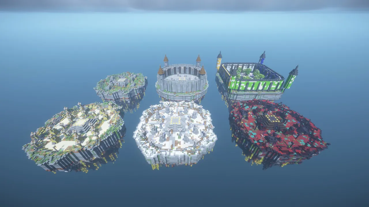 Six Hills KOTH Pack, aerial overview