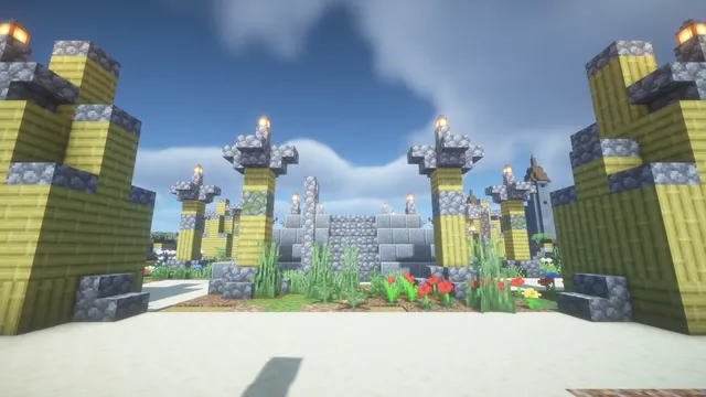 Six Hills KOTH Pack, jungle ziggurat spawn view