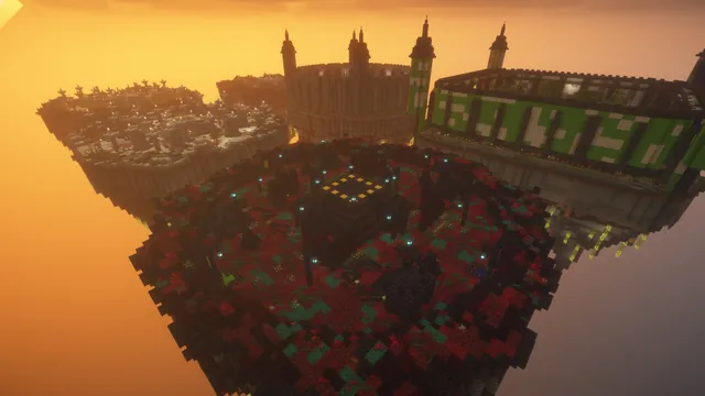 Six Hills KOTH Pack, volcano dusk