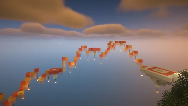 Minigame Lobby with 3 Parkour Courses, medium parkour