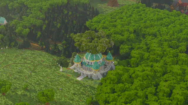 Valdoran MMORPG World Map, sanctum of the silverleaf