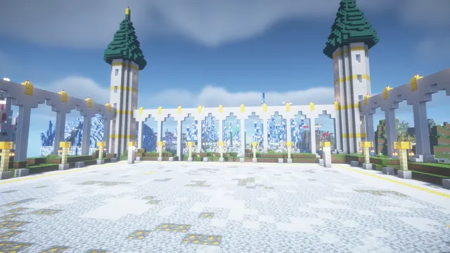 Crystal Depths Prison Pack, elven citadel gate