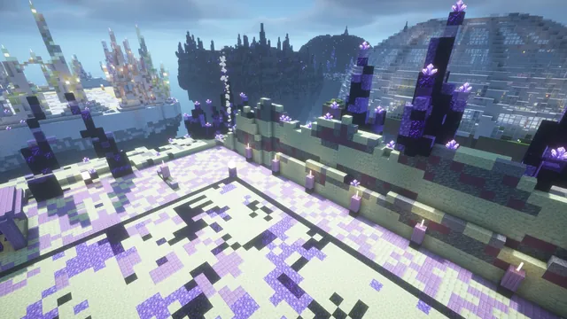 Crystal Depths Prison Pack, amethyst court walls