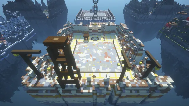 Dwarven Quarry Prison, gold vein mine above