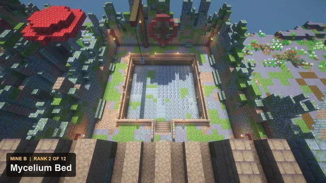 12 Glowcap Cavern Prison Mines, mine B mycelium bed