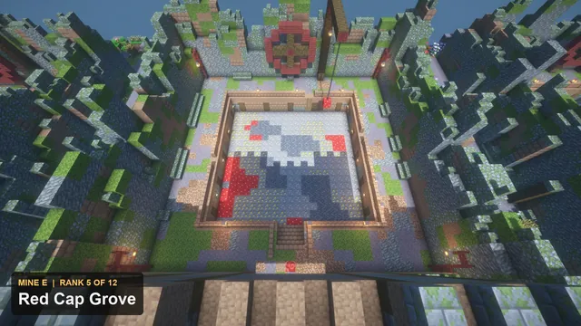 12 Glowcap Cavern Prison Mines, mine E red cap grove