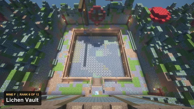 12 Glowcap Cavern Prison Mines, mine F lichen vault