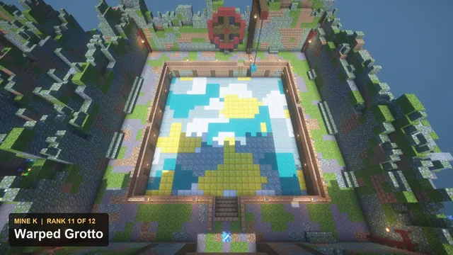 12 Glowcap Cavern Prison Mines, mine K warped grotto